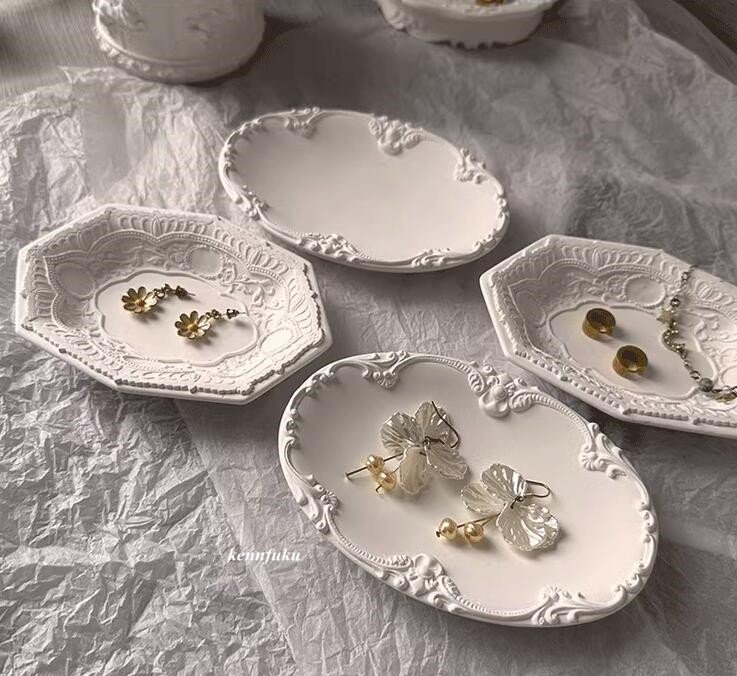 ★超人気★インテリア　石膏ディスプレイトレイ★