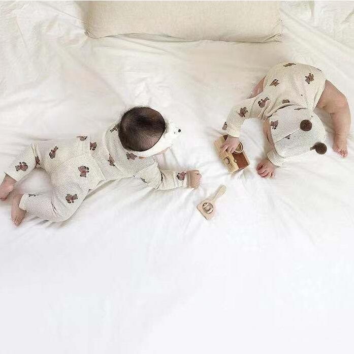 2024★春秋新作★韓国風子供服★ロンパース+帽子★トップス+ズボン+ヘアバンド