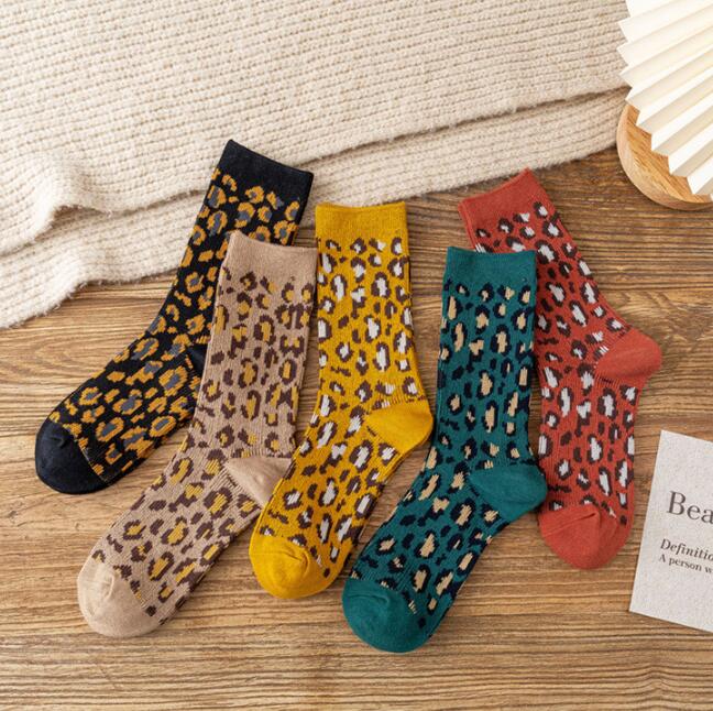 靴下★レディース★ソックス★大人用★女性用靴下★レオパード★可愛い★多色