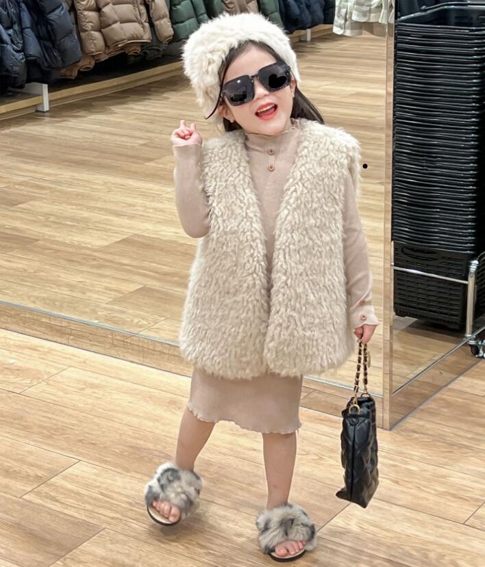 2024★秋冬新作★韓国風子供服★チョッキ★ワンピース★分けて販売★90-140CM