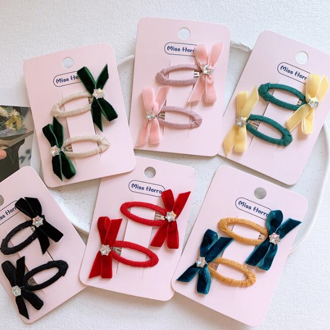 髪飾り★まとめ髪用★ヘアアクセサリー★子供用★キッズ★ヘアピン★2枚入り★多色