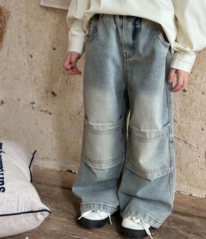 2024年新品★子供服 　デニムズボン★90-140cm★