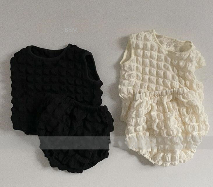 2024★春夏新作★韓国風子供服★トップス+ズボン2セット★2色65-100CM