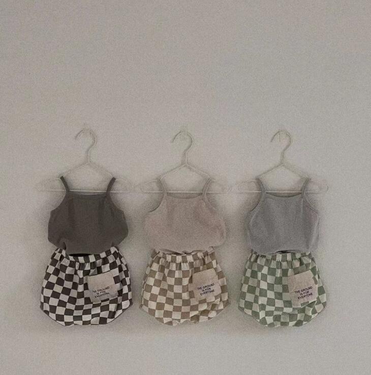 2024★春夏新作★韓国風ベビー服★トップス+ズボン2セット★3色73-100CM