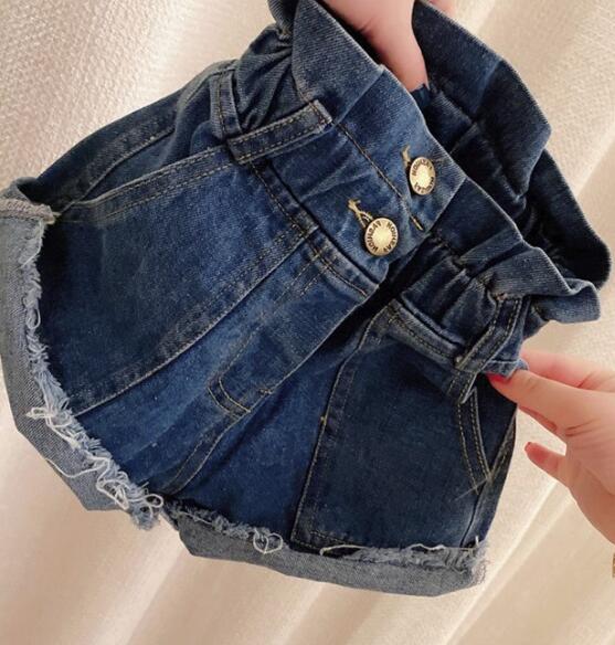 子供服★デニム★ショートパンツ★韓国風子供服★キッズ女の子★カジュアル★90-140CM