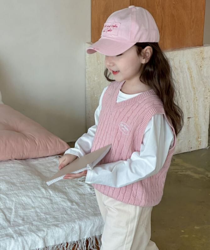 2024★春秋新作★韓国風子供服★チョッキ★2色90-150CM