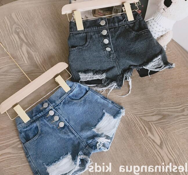 子供服★ボトムス★ショートパンツ★デニム★キッズ女の子★2色★7-15#