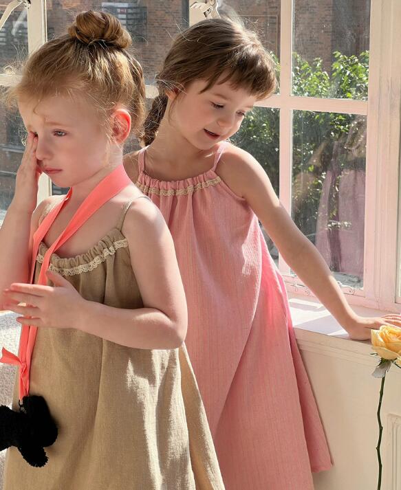 2024年新C★子供服　ワンピース★90-150cm★2色