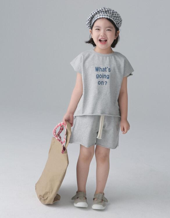 2024夏新品★子供服 　トップス+ズボン　セット★90-150cm★3色