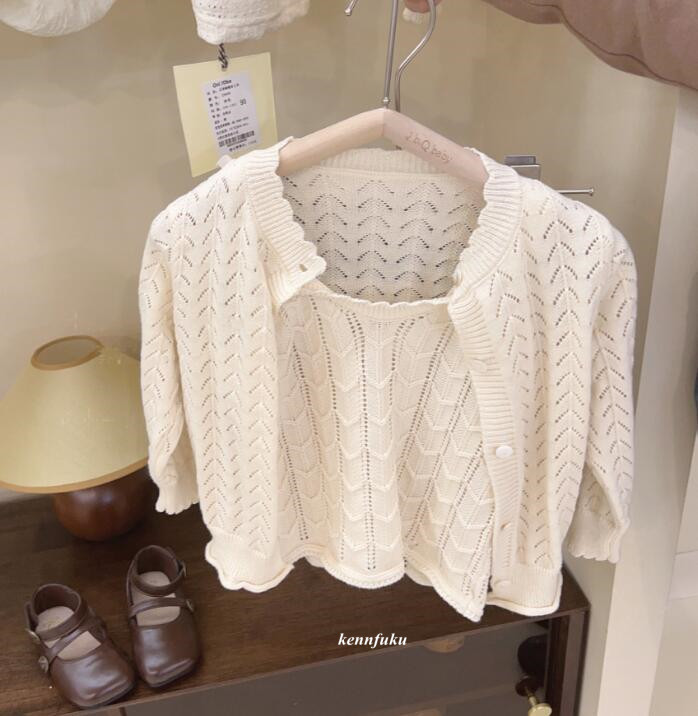 2024年新品★子供服 　ニットベスト&カーディガン分けて販売★90-140cm★