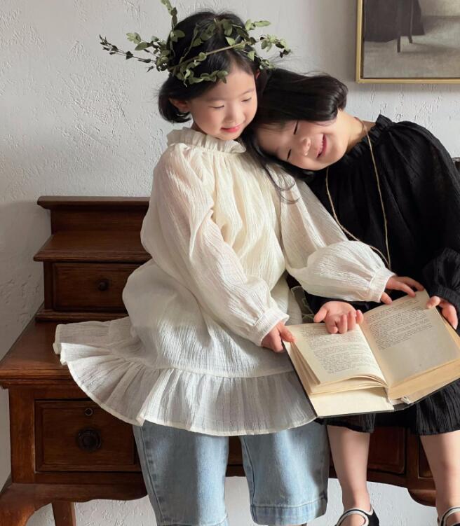 2024★春秋新作★韓国風子供服★ワンピース★2色80-140CM