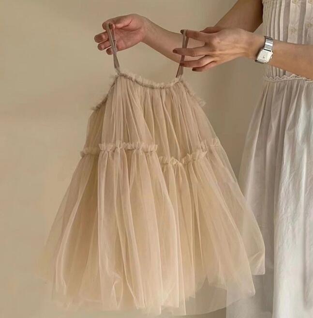 「2024」子供服★吊りワンピース★無地★韓国風子供服★キッズ女の子★73-120CM