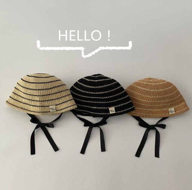 「2024」子供用★帽子★バケットハット★キッズ★日焼け防止★3色