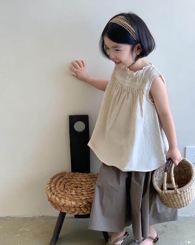 2024夏新品★子供服　トップス+ズボン　セット★80-140cm★