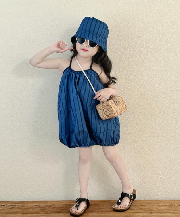 2024新品★子供服　ワンピース&帽子★90-140cm★