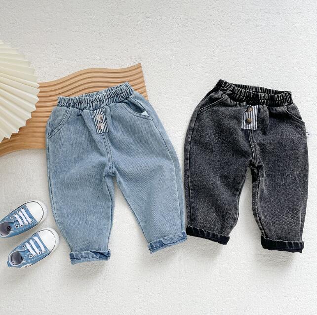 子供服★ズボン★ボトムス★韓国風子供服★ジーンズ★男女兼用★2色★73-100CM