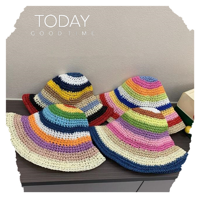 子供用/大人用★帽子★キッズ★男女兼用★麦わら帽子★韓国風★親子★4色