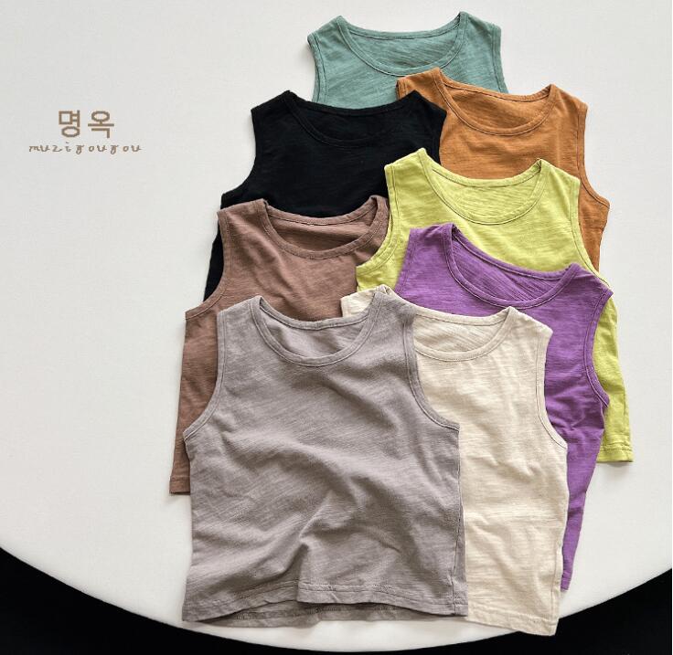 2024夏★子供服　ベストトップス★80-130cm★8色