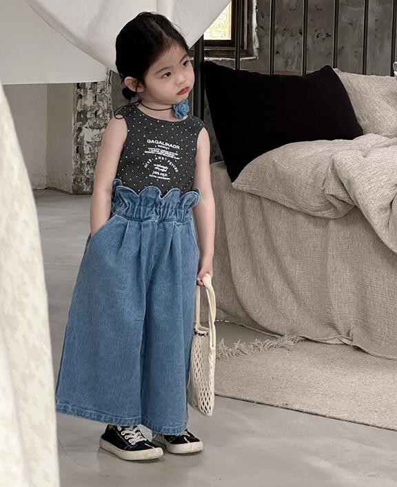 2024夏新品★子供服　デニムズボン★90-150cm★