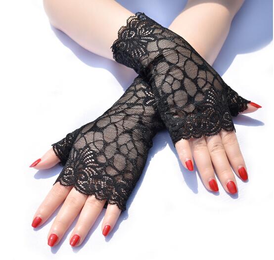2024新作★手袋★レース手袋★セクシー★美しい★花嫁★ブライダルグローブ★レディース★2色