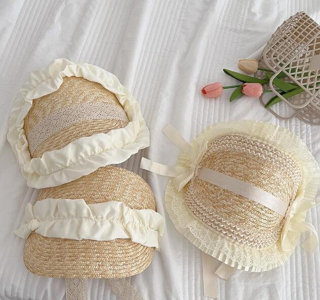 「2024」子供用★帽子★麦わら帽子★キッズ★キャップ★撮影道具★可愛い★6色