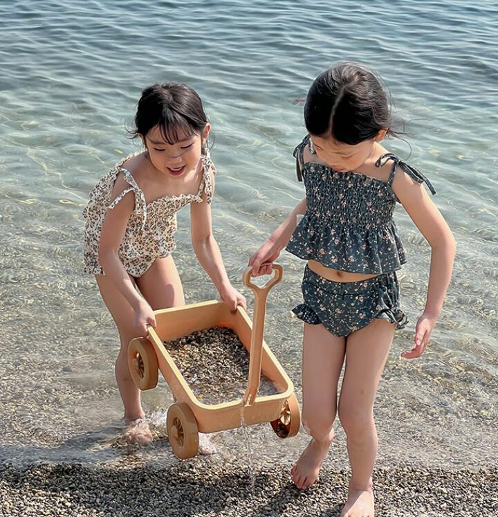 2024夏新入荷★子供服　水着★90-140★2色