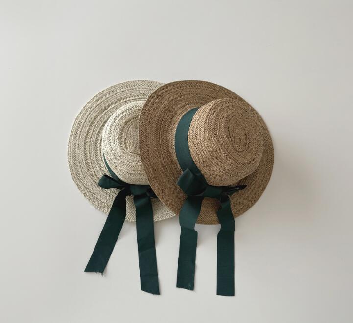 2024年夏新品★子供用★麦わら帽子　ハット★2色選べ