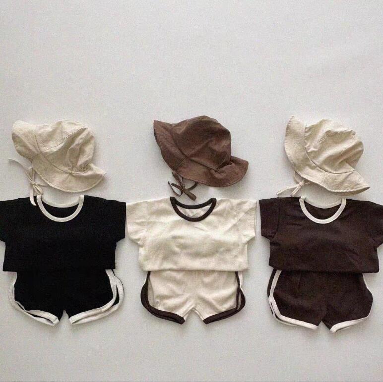 2024★夏新作★韓国風子供服★トップス+ズボン★3色73-120CM