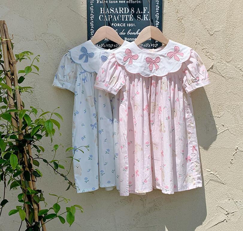 2024夏新品★子供服　ワンピース★90-140cm★2色