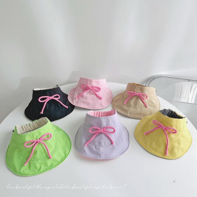 「2024」子供用★帽子★キャップ★ハット★キッズ★韓国風★蝶結び★6色