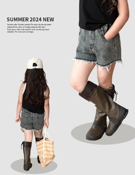 2024夏新品★子供服　デニムズボン★100-160cm