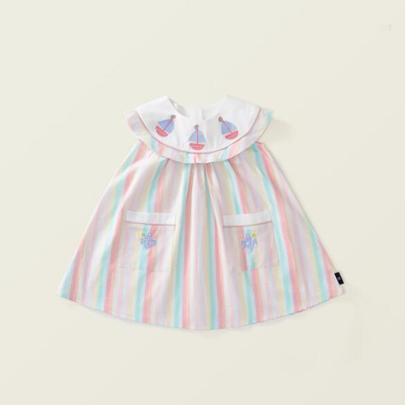 「2024」子供服★ワンピース★袖なし★韓国風子供服★キッズ女の子★90-140CM