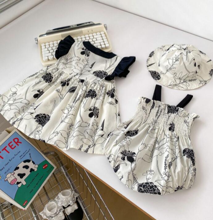 2024夏新★子供服　ワンピース&ロンパース★66-90/80-120★