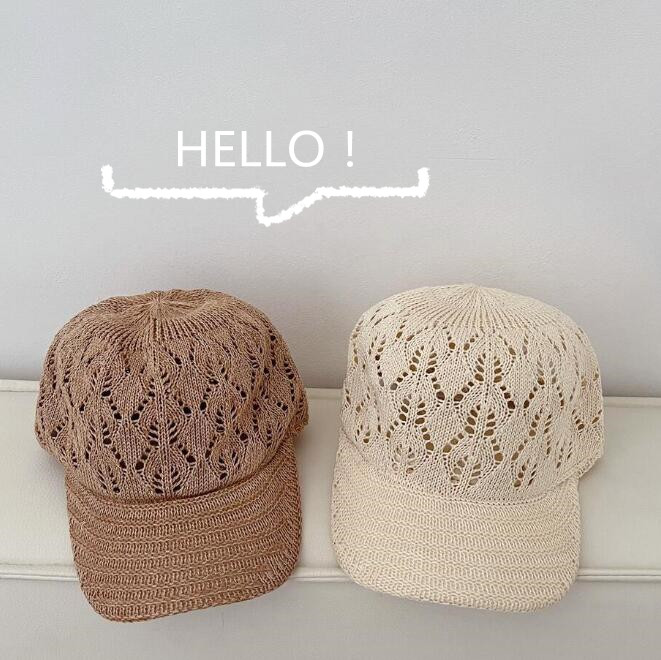 「2024」子供用★キャップ★野球帽★通気性★キッズ★男女兼用★無地★2色