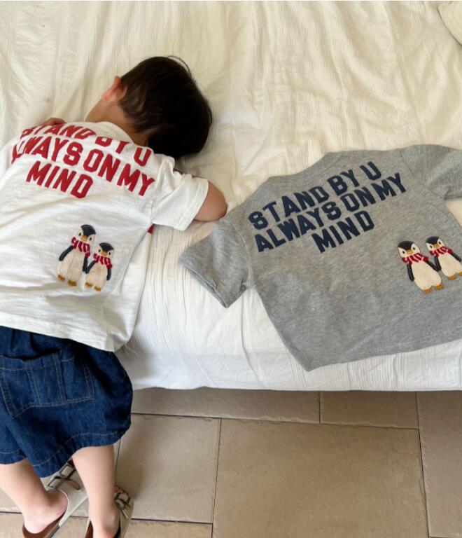 2024夏新品★子供服　トップス★90-140cm★2色