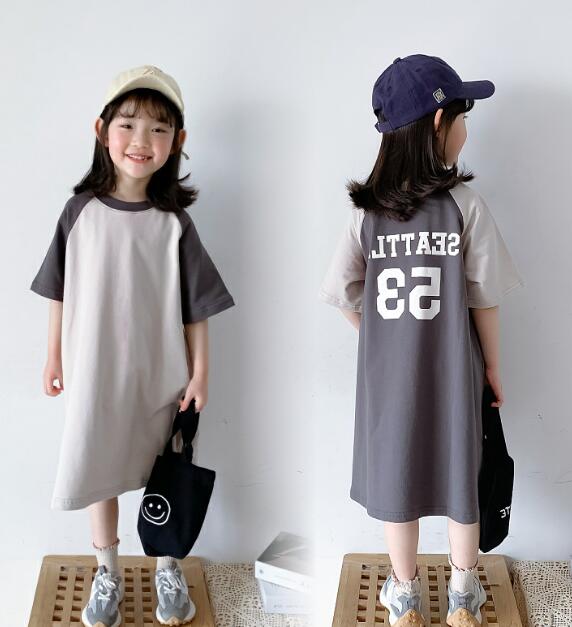 2024夏★子供服&親子服　ワンピース★90-150cm/ML★2色