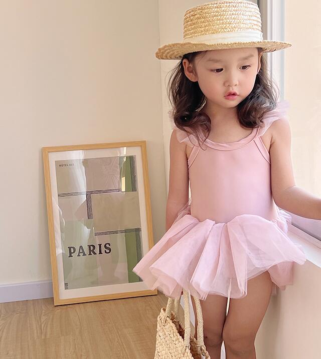 ★子供服　水着+帽子★130cm★