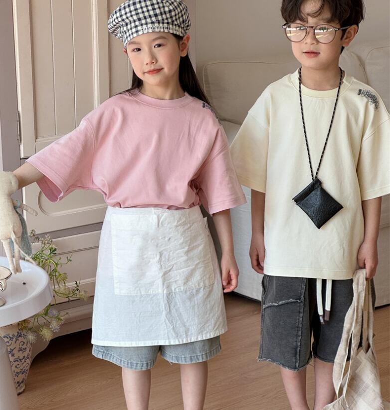 2024★夏新作★韓国風子供服★Tシャツ★2色90-140CM
