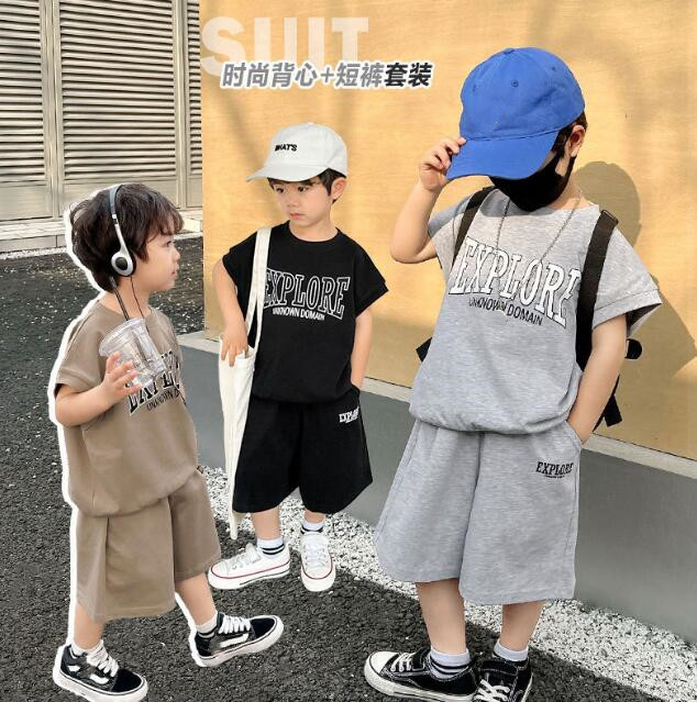 2024新品★子供服　トップス+ズボン　セット★タグ7-15★3色