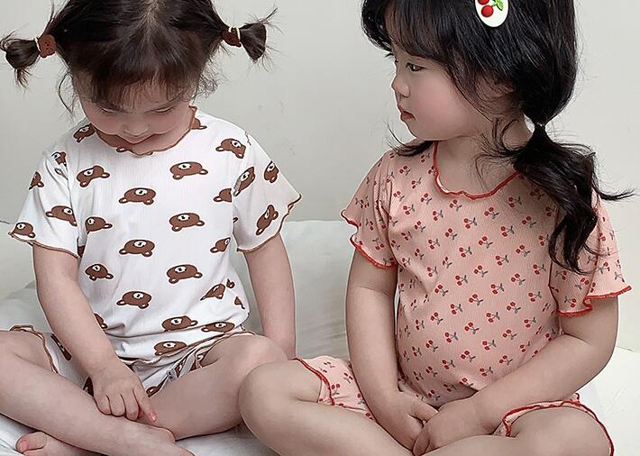 2024夏新品★子供服　部屋着　セットアップ★80-140cm★4柄