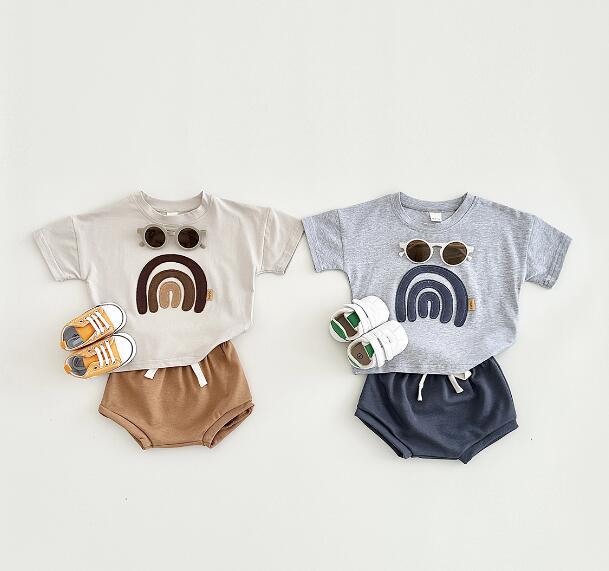 2024夏新型★子供服　トップス+ズボン　セット★★2色