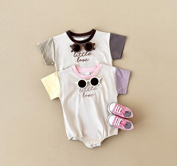 2024夏新型★ベビー服　ロンパース★★2色