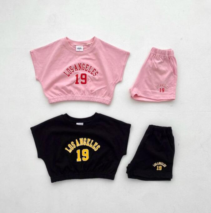 2024★夏新作★韓国風子供服★トップス+ズボン★2色80-130CM