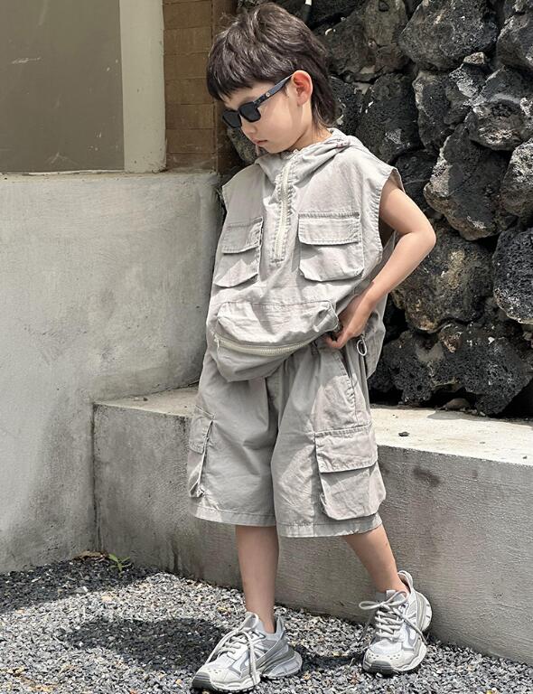 2024夏新品★子供服　トップス+ズボン　セット★90-140cm★