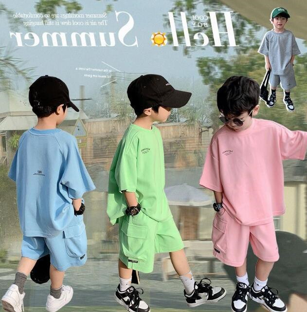 2024新品★子供服　男の子トップス+ズボン　セット★110-170cm★4色