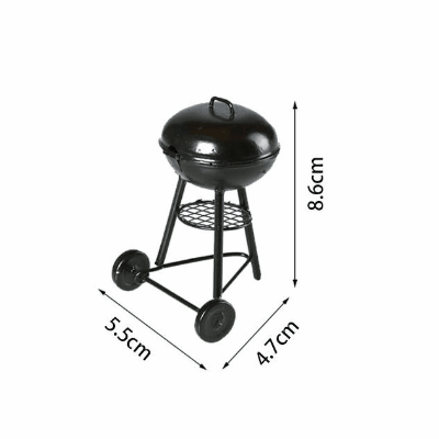 ミニチュア 1:12dollhouse ドールハウス用家具 フィギュア ぬい撮 ドール撮影 BBQ 炉 戸外 ストーブ