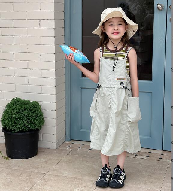 「2024」子供服★ワンピース★ノースリーブ★韓国風子供服★90-150CM