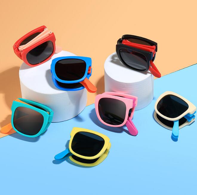メガネ★子供用★サングラス★子供向けメガネ★キッズ★折り畳み可能★可愛い★7色