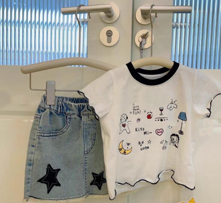 2024夏新★子供服　トップス&スカート分けて販売★90-140cm★