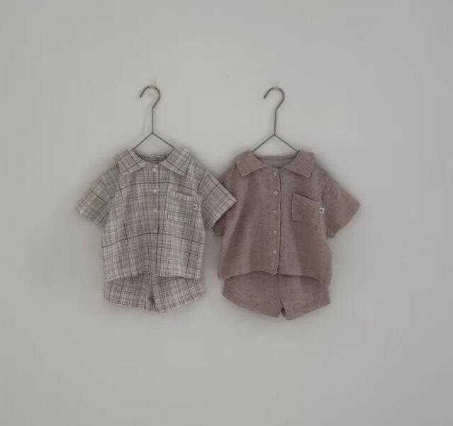 2024★夏新作★韓国風子供服★トップス+ズボン★2色73-100CM